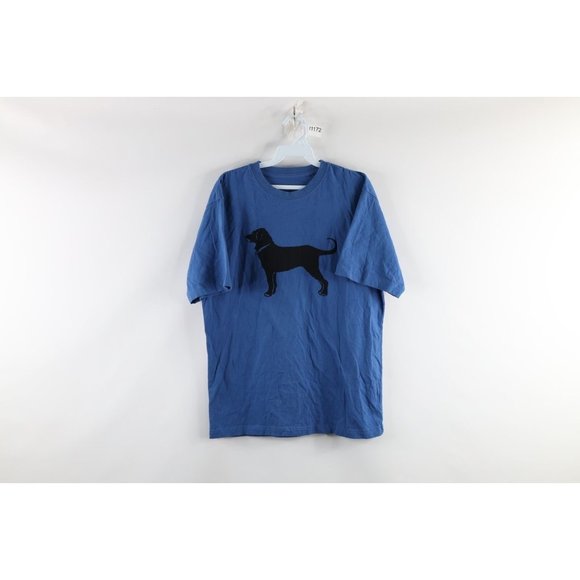 The Black Dog Shirts The Black Dog Mens Small Faded Spell Out Short